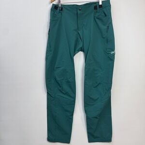 Rapha Trail Pants Mens 32 Teal $205 retail MTB Cycling Mountain Bike Gorpcore